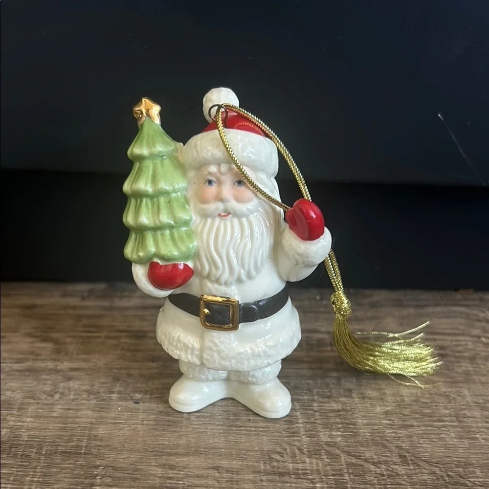 Lenox Very Merry Santa Ornament